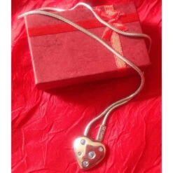 Yves Saint Laurent Pendentif Argent Et Cristaux Argenté -Yves Saint Laurent 42716 7