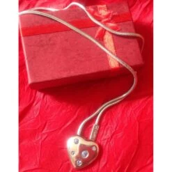 Yves Saint Laurent Pendentif Argent Et Cristaux Argenté -Yves Saint Laurent 42716 8