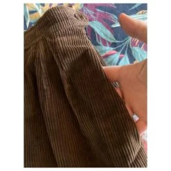 Jupe Velours Yves Saint Laurent Marron -Yves Saint Laurent 437010 5