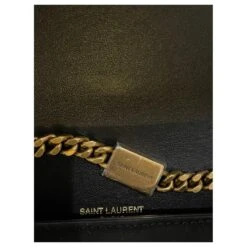 Downtown Yves Saint Laurent Kate Cloutée étoile En Daim Noir -Yves Saint Laurent 439563 7