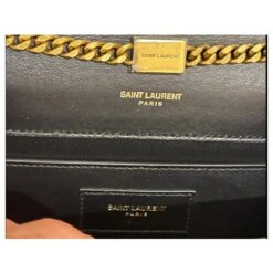 Downtown Yves Saint Laurent Kate Cloutée étoile En Daim Noir -Yves Saint Laurent 439563 8