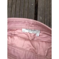 Jupe Longue Pastel. Yves Saint Laurent. T36 Rose -Yves Saint Laurent 44157 4