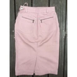 Jupe Longue Pastel. Yves Saint Laurent. T36 Rose -Yves Saint Laurent 44157 6