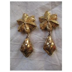 Yves Saint Laurent Clips Dorés, Baroques. -Yves Saint Laurent 443944 5