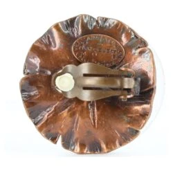 Boucles D'oreilles Feuille Rouge Yves Saint Laurent Cuivre -Yves Saint Laurent 445842 5