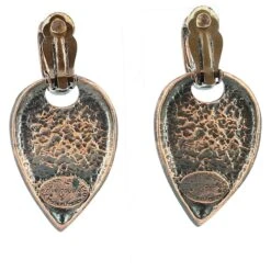 Boucles D'oreilles Yves Saint Laurent Red Palms Cuivre -Yves Saint Laurent 445854 4