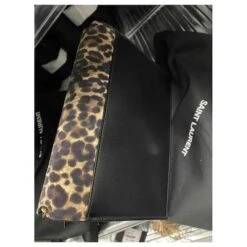 Sac YVES SAINT LAURENT MODELE CASSANDRA IMPRIMÉ LÉOPARD NEUF Noir -Yves Saint Laurent 455412 7