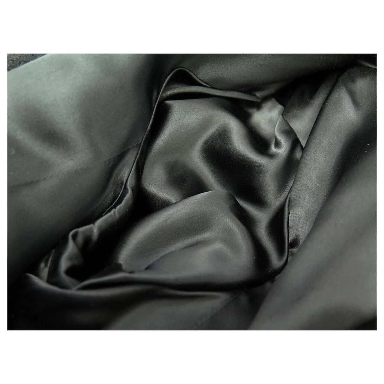 VESTE YVES SAINT LAURENT RIVE GAUCHE 46 XL EN TWEED DE LAINE NOIR BLACK JACKET Beige 7 VESTE YVES SAINT LAURENT RIVE GAUCHE 46 XL EN TWEED DE LAINE NOIR BLACK JACKET Beige – Image 5