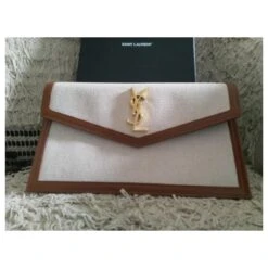 Yves Saint Laurent UPTOWN POCHETTE Beige -Yves Saint Laurent 465923 4
