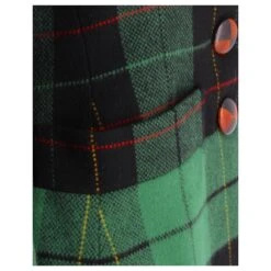 YVES SAINT LAURENT 1990Blazer Tartan Vert 9 YVES SAINT LAURENT 1990Blazer Tartan Vert -Yves Saint Laurent 469342 4