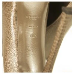 Escarpins Yves Saint Laurent YSL Tribute En Cuir Marron à Bout Rond Et à Plateforme 40,5 -Yves Saint Laurent 472901 8