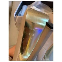 Yves Saint Laurent Escarpins Trip Too Beige Métallisé YSL -Yves Saint Laurent 485153 4