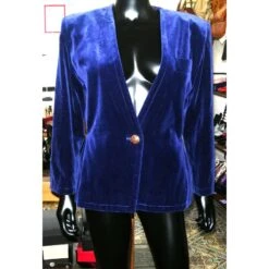 Yves Saint Laurent Veste Bleu Marine -Yves Saint Laurent 49048 5