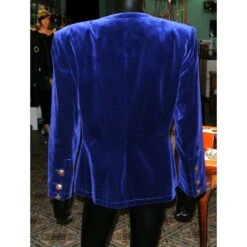 Yves Saint Laurent Veste Bleu Marine -Yves Saint Laurent 49048 7