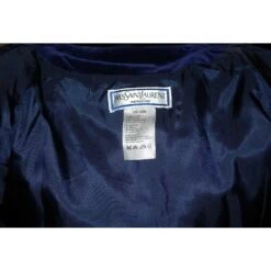Yves Saint Laurent Veste Bleu Marine -Yves Saint Laurent 49048 9