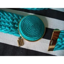 Yves Saint Laurent Ceinture Large Bleu -Yves Saint Laurent 49102 6