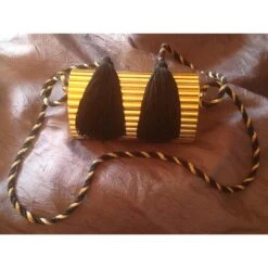 Yves Saint Laurent MINAUDIÈRE STRIÉE DORÉE VINTAGE 16 Yves Saint Laurent MINAUDIÈRE STRIÉE DORÉE VINTAGE -Yves Saint Laurent 51038 6