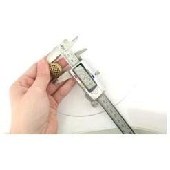 VINTAGE BOUCLES D'OREILLES YVES SAINT LAURENT RONDES GRILLAGE WIRE MESH EARRINGS Doré -Yves Saint Laurent 513804 6