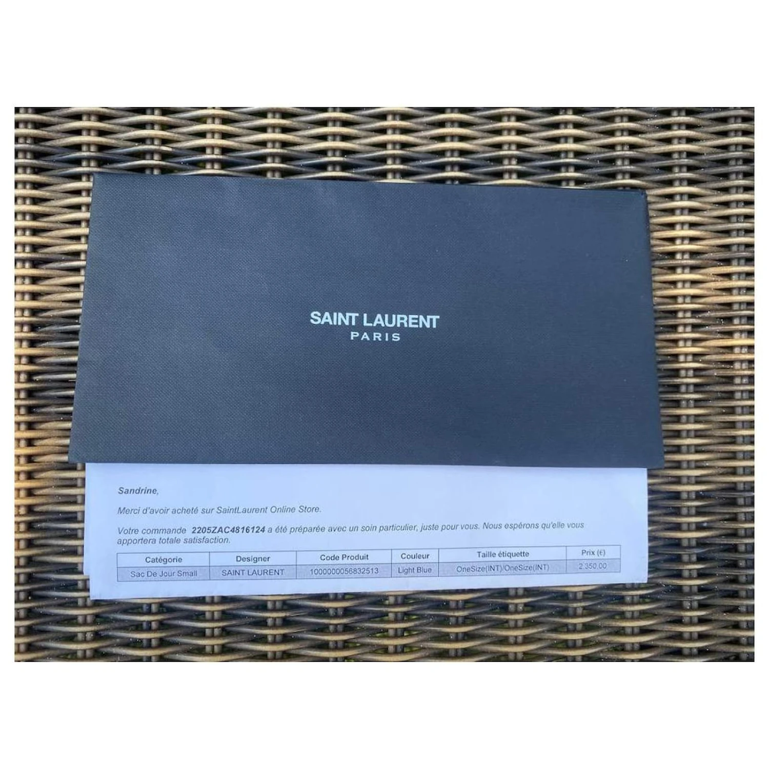 Sac Yves Saint Laurent Modèle " Sac De Jour" Cuir Bleu Ciel Bleu Clair 11 Sac Yves Saint Laurent Modèle " Sac De Jour" Cuir Bleu Ciel Bleu Clair – Image 9