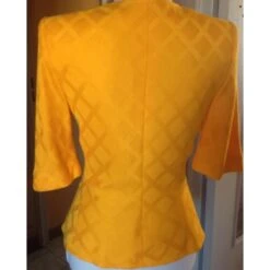 Yves Saint Laurent Blazerchyc Bouton D'or Jaune -Yves Saint Laurent 52037 3