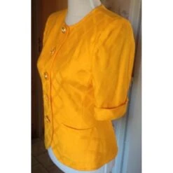 Yves Saint Laurent Blazerchyc Bouton D'or Jaune -Yves Saint Laurent 52037 4