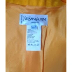 Yves Saint Laurent Blazerchyc Bouton D'or Jaune -Yves Saint Laurent 52037 6