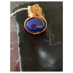 Yves Saint Laurent Bague Arty Neuve Bleu Doré -Yves Saint Laurent 521372 4