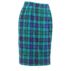 Yves Saint Laurent Jupe Bleu -Yves Saint Laurent 523548 2