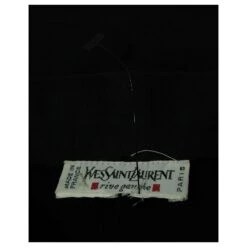 Yves Saint Laurent Jupe Crayon Noire Vintage Avec Poches -Yves Saint Laurent 527243 5