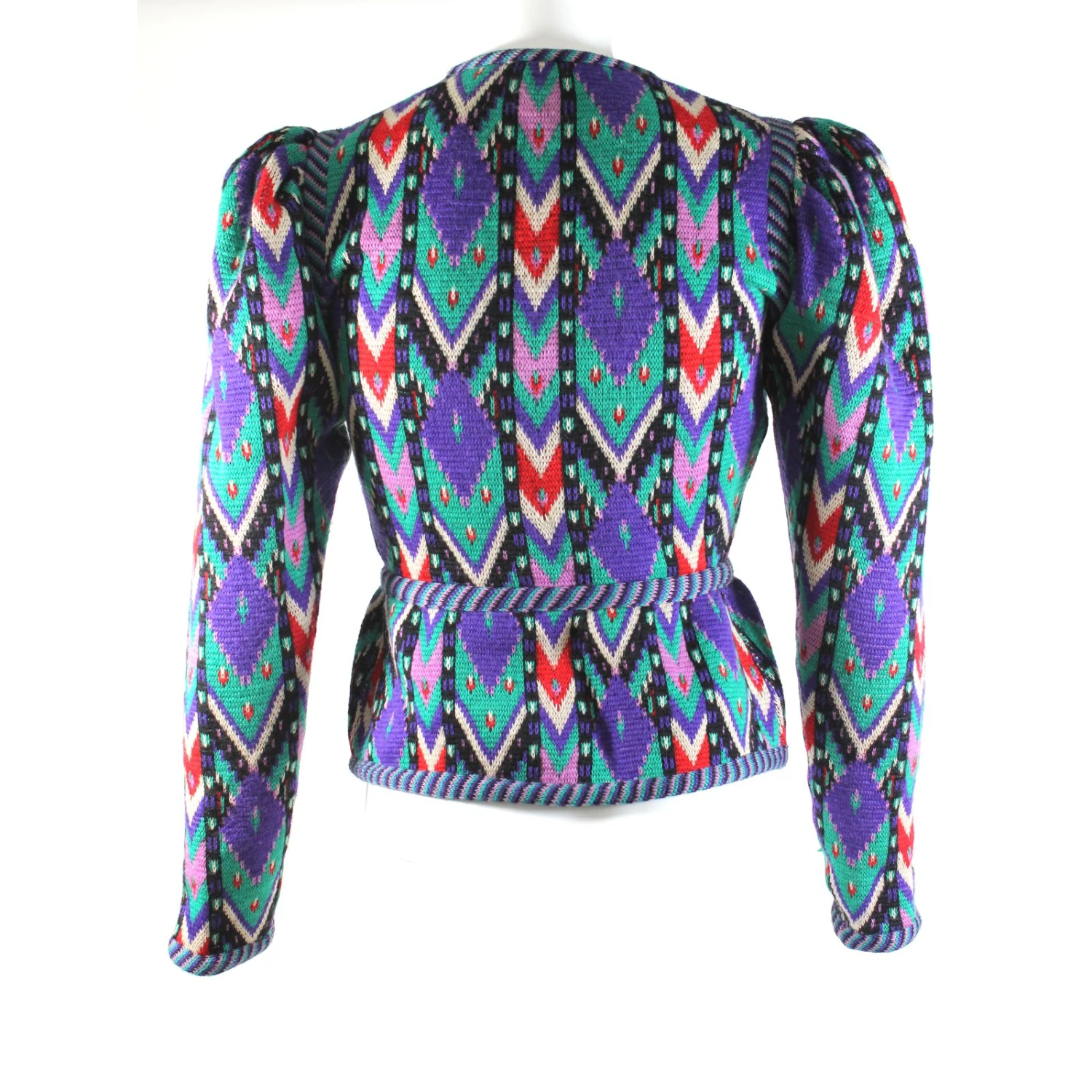 Yves Saint Laurent Veste Vintage YSL Multicolore 4 Yves Saint Laurent Veste Vintage YSL Multicolore – Image 2