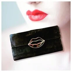 Portefeuille Vintage Yves Saint Laurent Noir Argenté -Yves Saint Laurent 536622 4