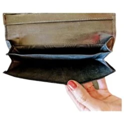 Portefeuille Vintage Yves Saint Laurent Noir Argenté -Yves Saint Laurent 536622 8