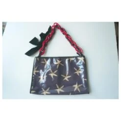 YVES SAINT LAURENT Pochette Bleu Foncé Coquillages TBE 9 YVES SAINT LAURENT Pochette Bleu Foncé Coquillages TBE -Yves Saint Laurent 560006 3