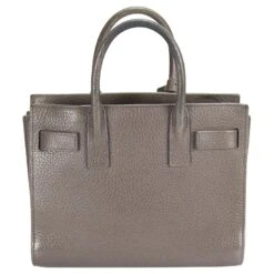 Yves Saint Laurent Sac De Jour Nano Cuir Grainé Gris -Yves Saint Laurent 564286 4