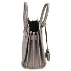 Yves Saint Laurent Sac De Jour Nano Cuir Grainé Gris -Yves Saint Laurent 564286 5