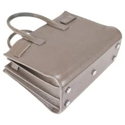 Yves Saint Laurent Sac De Jour Nano Cuir Grainé Gris -Yves Saint Laurent 564286 8