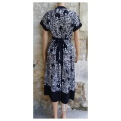 Yves Saint Laurent Jupe Noir Blanc Cassé -Yves Saint Laurent 565818 5