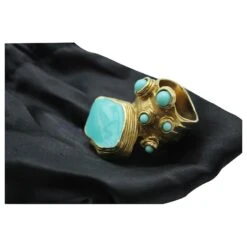 Yves Saint Laurent Bague Arty Turquoise -Yves Saint Laurent 567691 3