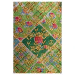 VESTE VERTE IMPRIMÉ FLORAL MÉTALLISÉ YVES SAINT LAURENT 13 VESTE VERTE IMPRIMÉ FLORAL MÉTALLISÉ YVES SAINT LAURENT -Yves Saint Laurent 572595 6