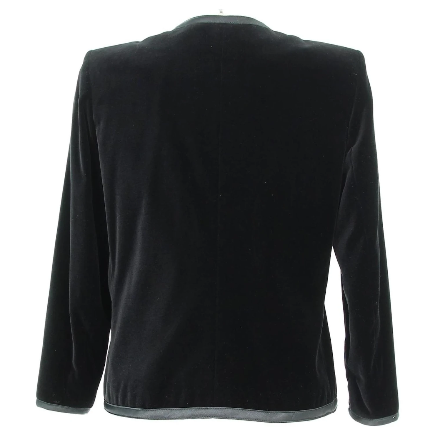 Veste En Velours Noir Yves Saint Laurent 5 Veste En Velours Noir Yves Saint Laurent – Image 3