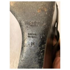 Yves Saint Laurent Compensées Plateforme Noires Vintage -Yves Saint Laurent 576806 7