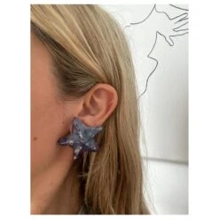 Yves Saint Laurent Boucles D'oreilles YSL Bleu 11 Yves Saint Laurent Boucles D'oreilles YSL Bleu -Yves Saint Laurent 591592 5