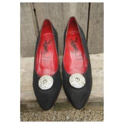 Escarpins Yves Saint Laurent P 37 Noir -Yves Saint Laurent 603496 4
