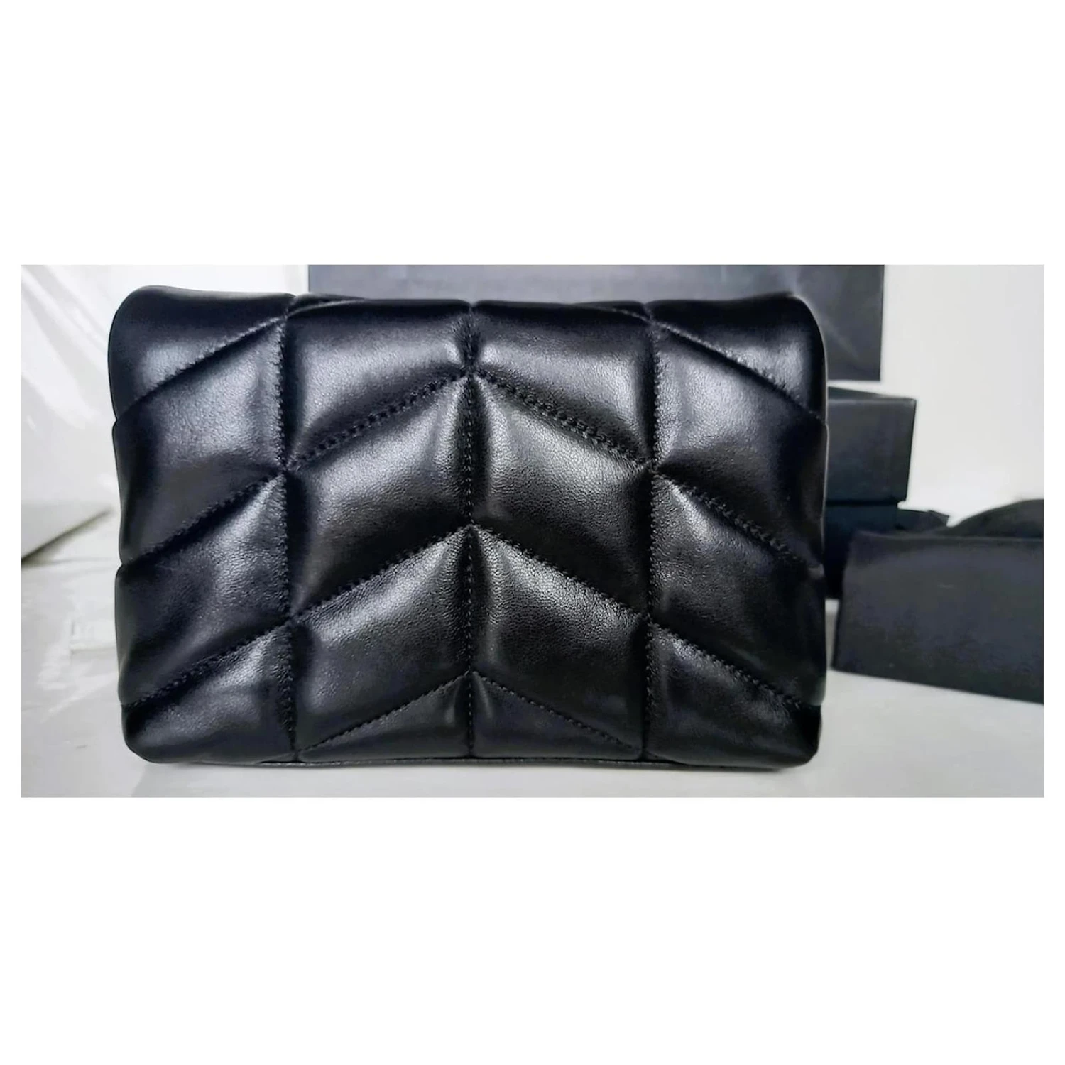 Yves Saint Laurent Petite Pochette Loulou Noir 8 Yves Saint Laurent Petite Pochette Loulou Noir – Image 6