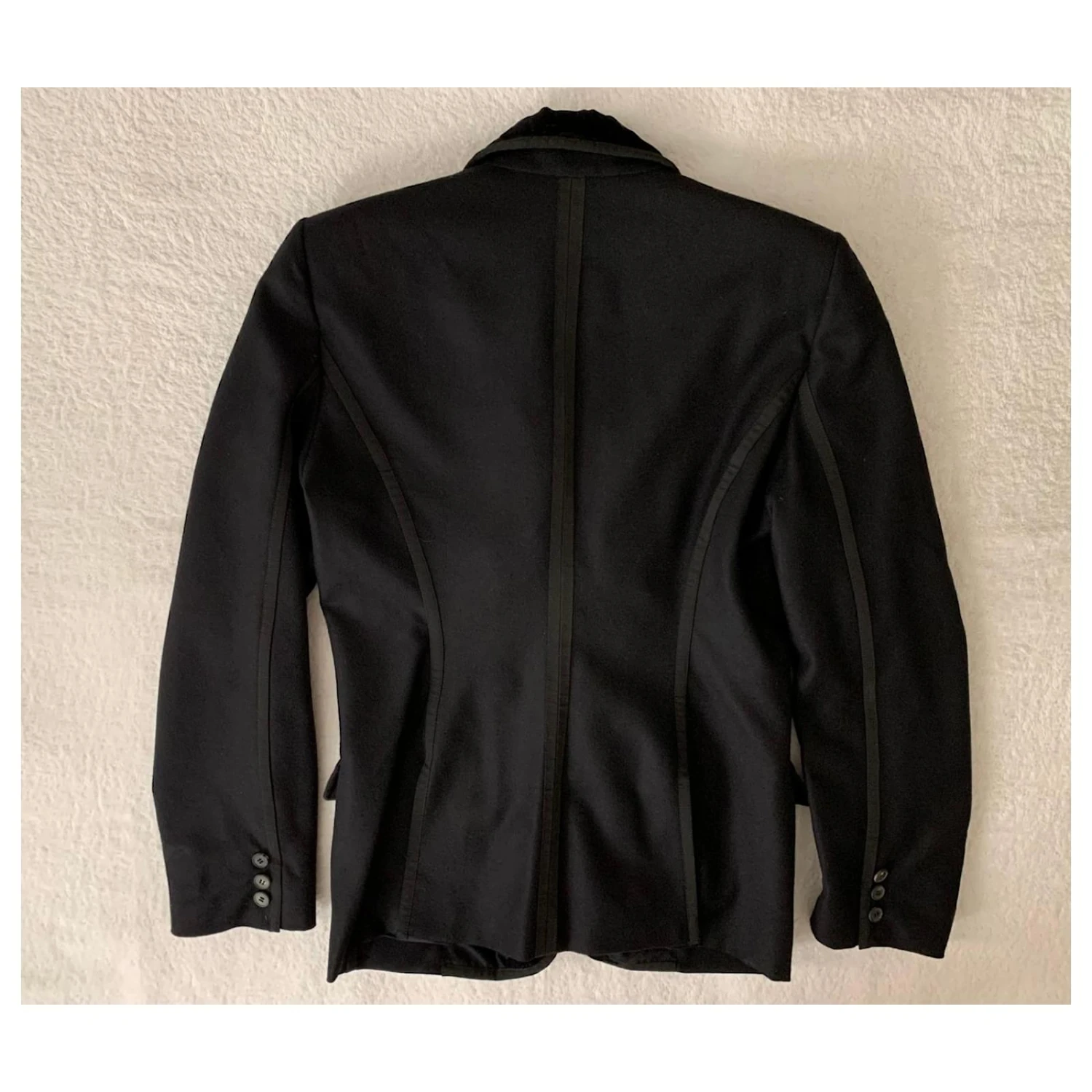 Yves Saint Laurent Veste Blazer Vintage YSL Noir 4 Yves Saint Laurent Veste Blazer Vintage YSL Noir – Image 2