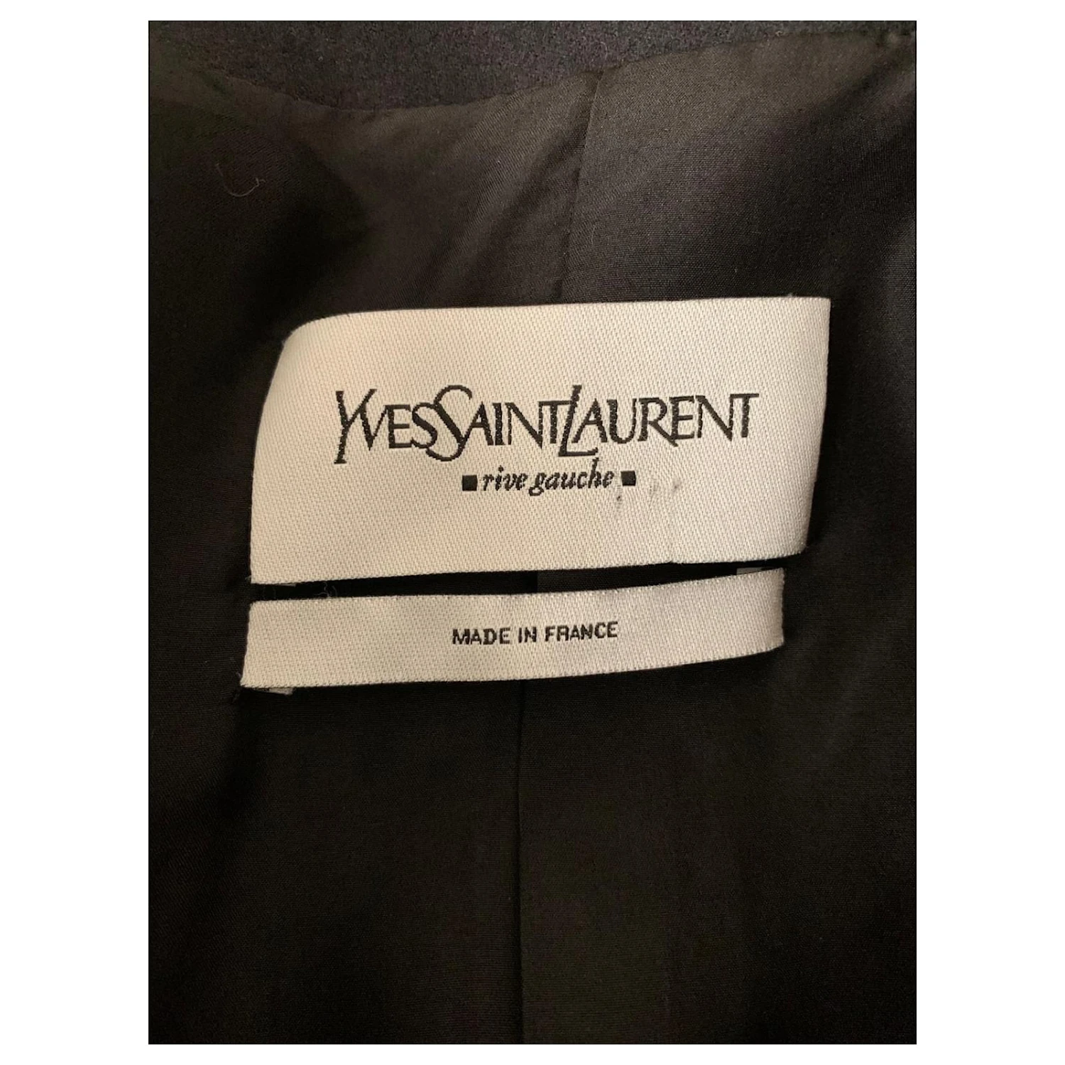 Yves Saint Laurent Veste Blazer Vintage YSL Noir 11 Yves Saint Laurent Veste Blazer Vintage YSL Noir – Image 9