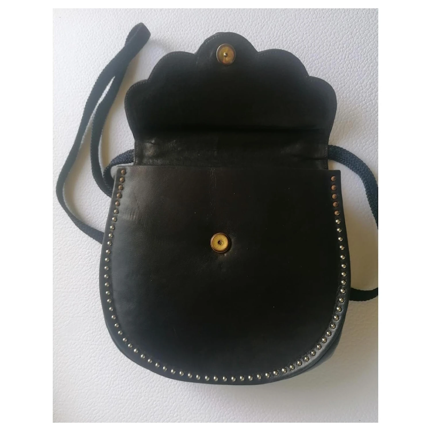 Vintage YVES SAINT LAURENT Années 90 Bleu Marine 8 Vintage YVES SAINT LAURENT Années 90 Bleu Marine – Image 6