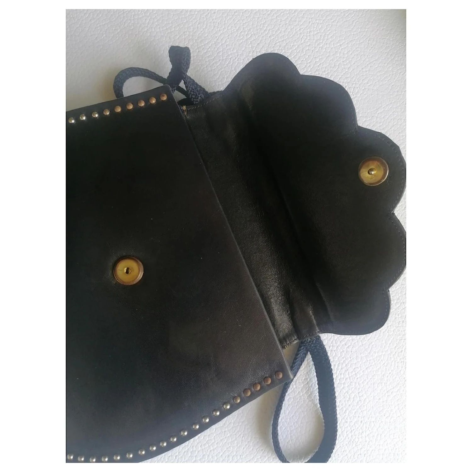 Vintage YVES SAINT LAURENT Années 90 Bleu Marine 10 Vintage YVES SAINT LAURENT Années 90 Bleu Marine – Image 8