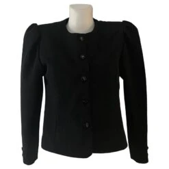 Yves Saint Laurent Jacket Bleu Marine 9 Yves Saint Laurent Jacket Bleu Marine -Yves Saint Laurent 648668 2