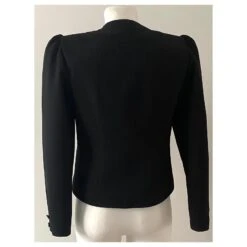 Yves Saint Laurent Jacket Bleu Marine 10 Yves Saint Laurent Jacket Bleu Marine -Yves Saint Laurent 648668 3